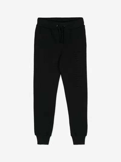 Moschino Kids Logo Joggers In Black