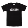 Moschino Logo-print Cotton T-shirt In Black