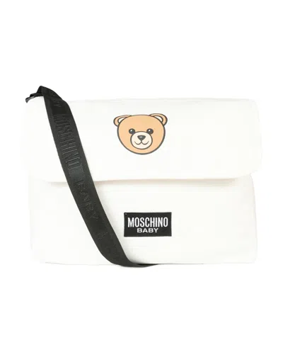 Moschino Teddy-print Changing Bag In White
