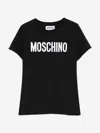 Moschino Kids Logo T-shirt In Black