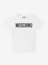 Moschino Logo Logo Short-sleeved T-shirt In White