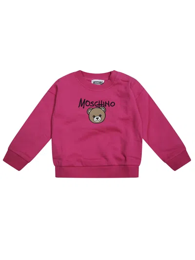 Moschino Kids Mini Sweatshirt In Rosa