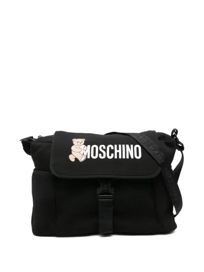Moschino Kids Mux05nlda3260100 Nero 51%cotone In Black