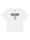 Moschino Kids T-shirt With Teddy Bear Motif In White