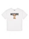 Moschino Kids T-shirt With Teddy Bear Motif In White