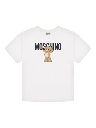 MOSCHINO MOSCHINO KIDS T-SHIRT WITH TEDDY BEAR MOTIF