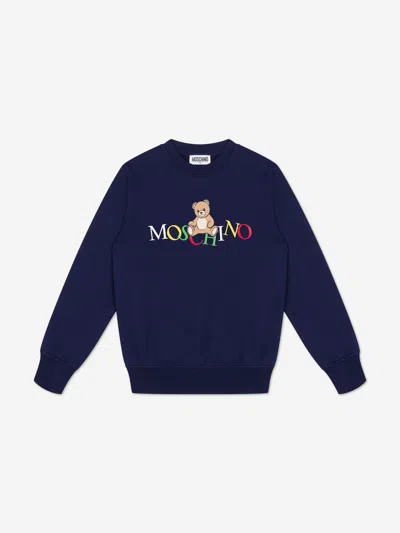 MOSCHINO MOSCHINO KIDS TEDDY BEAR LOGO SWEATSHIRT