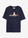 Moschino Kids Teddy Bear Logo T-shirt In Blue