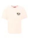 Moschino Kids Teddy Bear Logo T-shirt In Pink