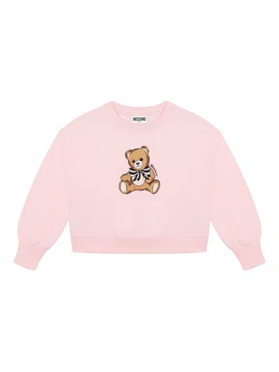 MOSCHINO MOSCHINO KIDS TEDDY BEAR PRINT SWEATSHIRT
