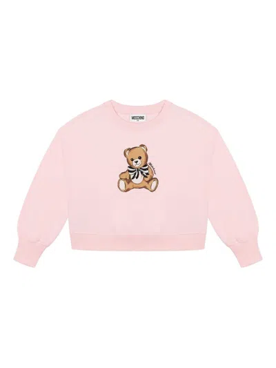 MOSCHINO MOSCHINO KIDS TEDDY BEAR PRINT SWEATSHIRT
