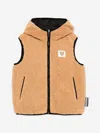 Moschino Kids Teddy Fleece Gilet In Multi