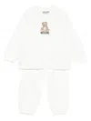 Moschino Kids Tracksuit With Teddy Bear Print In White