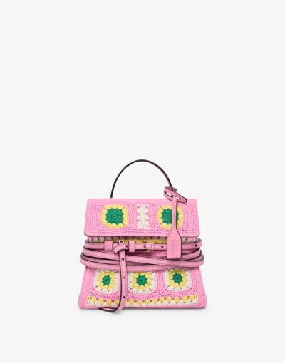 Moschino Kleine Handtasche  Tie Me In Pink