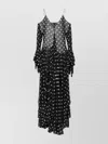 Moschino Silk Georgette Dress Polka Dots