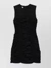 Moschino Knee Length Dress Sleeveless Design In Black