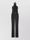 Moschino Halter Neck Jumpsuit With Fitted Bodice