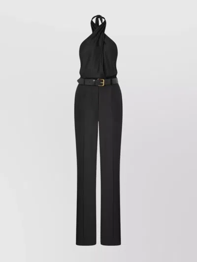 MOSCHINO KNEE LENGTH DRESS WITH BELTED WAIST