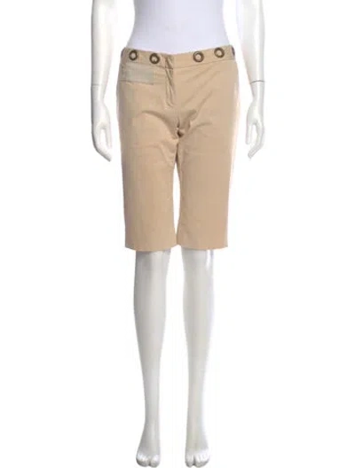 Pre-owned Moschino Knee-length Shorts In Neutral