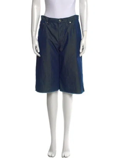 Pre-owned Moschino Knee-length Shorts W/ Tags In Blue