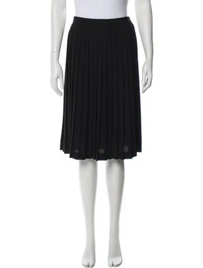 Pre-owned Moschino Knee-length Skirt In Black
