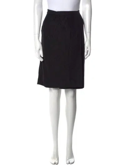Pre-owned Moschino Knee-length Skirt In Black