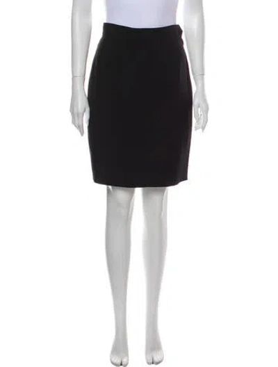 Pre-owned Moschino Knee-length Skirt In Black