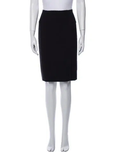 Pre-owned Moschino Knee-length Skirt In Black