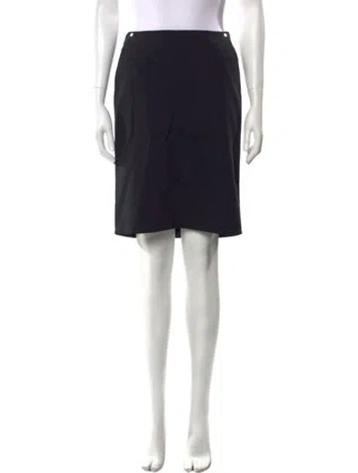 Pre-owned Moschino Knee-length Skirt In Black