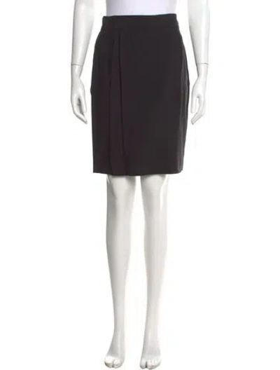 Pre-owned Moschino Knee-length Skirt In Black
