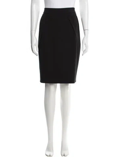 Pre-owned Moschino Knee-length Skirt In Blue