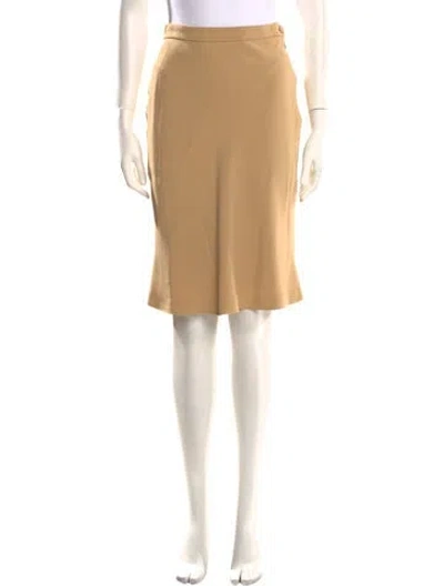 Pre-owned Moschino Knee-length Skirt In Brown