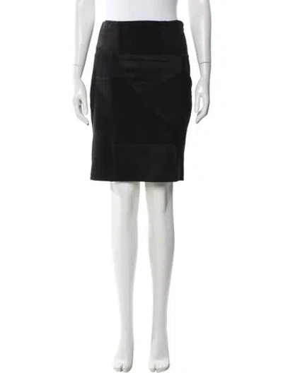 Pre-owned Moschino Knee-length Skirt In Gray
