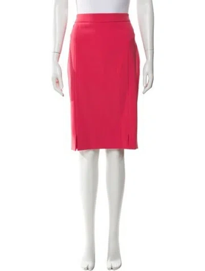 Pre-owned Moschino Knee-length Skirt In Pink