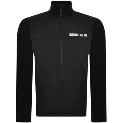 Moschino Knit Sleeve Jacket Black