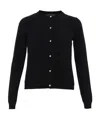 Moschino Knitted Design Cardigan In Black