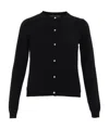 Moschino Knitted Design Cardigan In Black