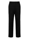 Moschino Wool Canvas Pants In Black