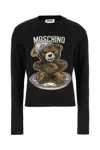 Moschino Teddy Bear-intarsia Crew-neck Sweater