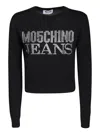 Moschino Wool Sweater In Black
