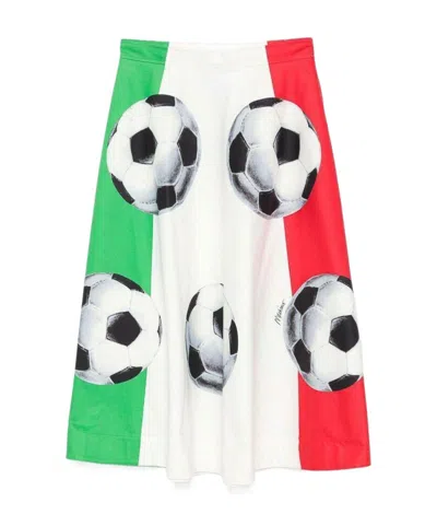 Moschino La Prima Women's Midi Skirt In Multi