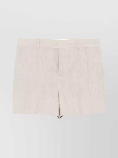 MOSCHINO LACE TRIM SHORTS BELT