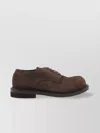 Moschino Lace-up Brogues Leather Sole In Brown