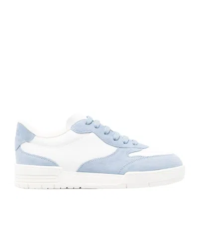 Moschino Lace-up Low-cut Casual Shoes In White