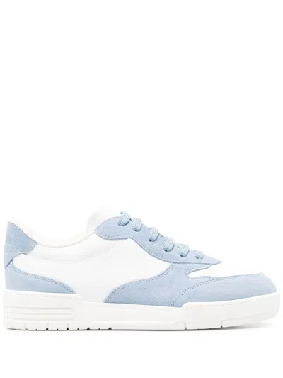 Moschino Lace-up Sneakers In Blue