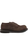 Moschino Lace-up Brogues Leather Sole In Brown