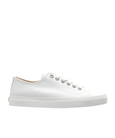 MOSCHINO MOSCHINO SQUARE-TOE LOW-TOP SNEAKERS