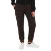 Moschino Ladies Fantasy Print Brown Allover Monogram Joggers In Brown