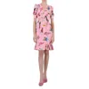 Moschino Ladies Fantasy Print Pink Illustration Print Dress