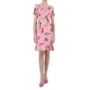 Moschino Ladies Fantasy Print Pink Illustration Print Dress In Pink
